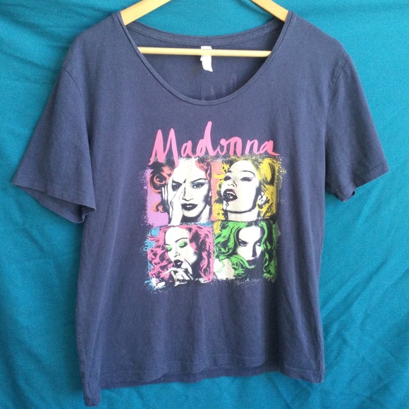 Madonna Rebel Tour 2015 Large T-Shirt Canada - Picture 1 of 8